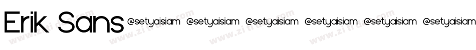 Erik Sans字体转换